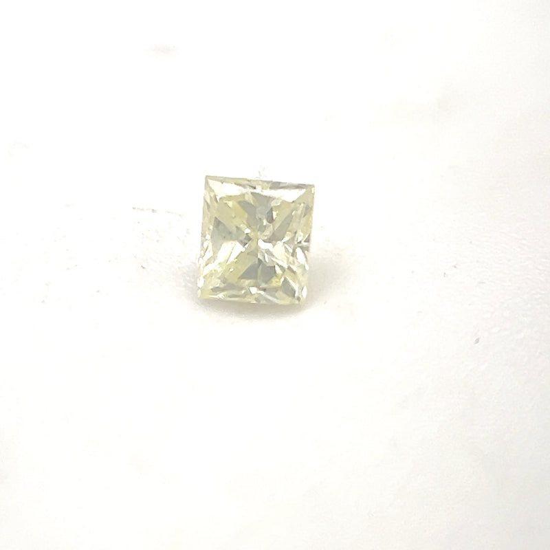 0.14ct yellow princess cut